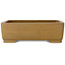 Pot à bonsaï rectangulaire non émaillé de Maruhei - 345 x 260 x 105 mm