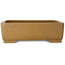Maceta rectangular sin esmaltar para bonsái de Maruhei - 345 x 260 x 105 mm