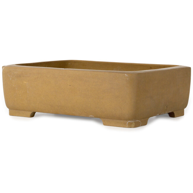 Rectangular unglazed bonsai pot by Maruhei - 345 x 260 x 105 mm