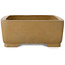 Pot à bonsaï rectangulaire non émaillé de Maruhei - 345 x 260 x 105 mm