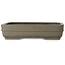 Rectangular unglazed bonsai pot by Hekisui - 407 x 287 x 95 mm