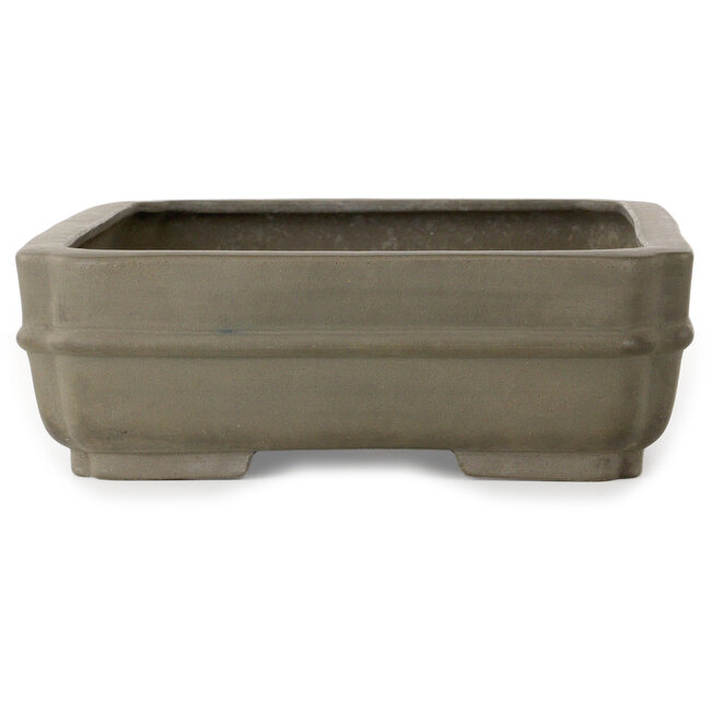 Pot à bonsaï rectangulaire non émaillé de Hekisui - 407 x 287 x 95 mm