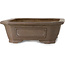 Pot à bonsaï rectangulaire non émaillé de Yamaaki Koshosen (deuxième génération) - 425 x 340 x 111 mm