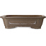 Vaso bonsai rettangolare non smaltato di Yamaaki Koshosen (seconda generazione) - 425 x 340 x 111 mm