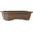 Rectangular unglazed bonsai pot by Yamaaki Koshosen (second generation) - 425 x 340 x 111 mm