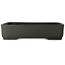 Rectangular unglazed bonsai pot by Houtoku - 462 x 362 x 105 mm