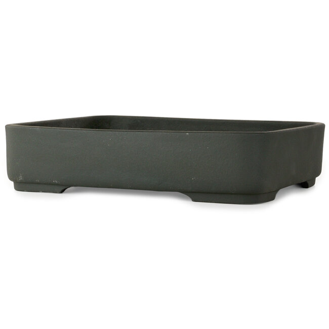 Vaso bonsai rettangolare non smaltato di Houtoku - 462 x 362 x 105 mm
