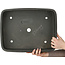 Pot à bonsaï rectangulaire non émaillé de Houtoku - 462 x 362 x 105 mm