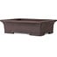 Maceta rectangular sin esmaltar para bonsái de Yamaaki Toshio (tercera generación) - 410 x 302 x 113 mm