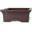 Pot à bonsaï rectangulaire non émaillé de Yamaaki Toshio (troisième génération) - 410 x 302 x 113 mm