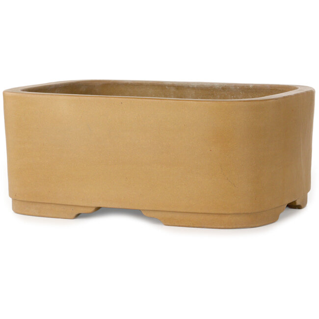 Maceta ovalada sin esmaltar para bonsái de Shoko - 308 x 245 x 130 mm