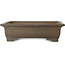 Pot à bonsaï rectangulaire non émaillé de Senzan - 475 x 370 x 130 mm