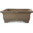 Rectangular unglazed bonsai pot by Senzan - 475 x 370 x 130 mm
