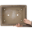 Pot à bonsaï rectangulaire non émaillé de Senzan - 475 x 370 x 130 mm