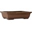 Maceta rectangular para bonsái sin esmaltar de Reihou (Bonsai Matsushita Hiroyuki o Mr. Matsushita Reiji Master) - 420 x 320 x 110 mm