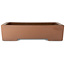 Maceta rectangular para bonsái sin esmaltar de Reihou (Bonsai Matsushita Hiroyuki o Mr. Matsushita Reiji Master) - 490 x 373 x 115 mm