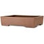 Maceta rectangular para bonsái sin esmaltar de Reihou (Bonsai Matsushita Hiroyuki o Mr. Matsushita Reiji Master) - 490 x 373 x 115 mm