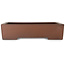 Rectangular unglazed bonsai pot by Reihou (Bonsai Matsushita Hiroyuki or Mr. Matsushita Reiji Master) - 487 x 375 x 118 mm