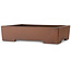Maceta rectangular para bonsái sin esmaltar de Reihou (Bonsai Matsushita Hiroyuki o Sr. Matsushita Reiji Master) - 487 x 375 x 118 mm