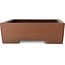 Maceta rectangular para bonsái sin esmaltar de Reihou (Bonsai Matsushita Hiroyuki o Sr. Matsushita Reiji Master) - 487 x 375 x 118 mm