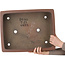 Pot à bonsaï rectangulaire non émaillé par Reihou (Bonsai Matsushita Hiroyuki ou Mr. Matsushita Reiji Master) - 487 x 375 x 118 mm