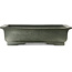 Pot à bonsaï rectangulaire non émaillé de Houtoku - 415 x 317 x 105 mm