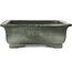 Rectangular unglazed bonsai pot by Houtoku - 415 x 317 x 105 mm