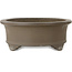 Vaso bonsai ovale non smaltato di Keizan - 475 x 375 x 138 mm