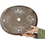 Pot à bonsaï ovale non émaillé de Keizan - 475 x 375 x 138 mm