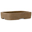 Oval unglazed bonsai pot by Maruhei - 393 x 290 x 82 mm