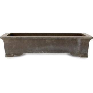 508 mm rectangular unglazed pot from Japan
