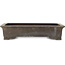 Rechteckiger, unglasierter Bonsai-Topf – 508 x 365 x 118 mm