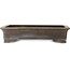 Rectangular unglazed bonsai pot - 508 x 365 x 118 mm