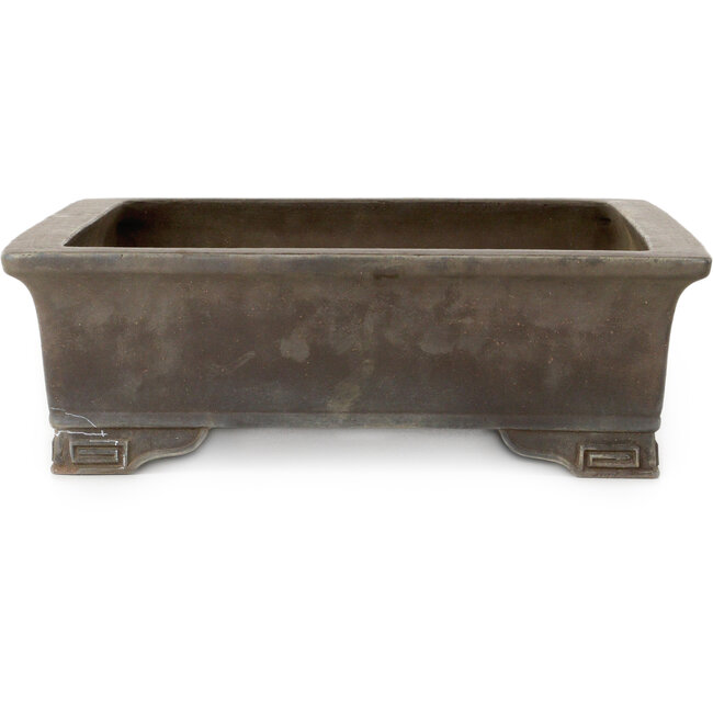 Rectangular unglazed bonsai pot - 508 x 365 x 118 mm