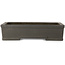 Pot à bonsaï rectangulaire non émaillé de Yamaaki Toshio (troisième génération) - 448 x 315 x 107 mm