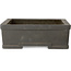 Rectangular unglazed bonsai pot by Yamaaki Toshio (third generation) - 448 x 315 x 107 mm