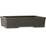 Maceta rectangular sin esmaltar para bonsái de Yamaaki Toshio (tercera generación) - 448 x 315 x 107 mm