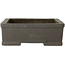 Rectangular unglazed bonsai pot by Yamaaki Toshio (third generation) - 448 x 315 x 107 mm