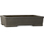 Maceta rectangular sin esmaltar para bonsái de Yamaaki Toshio (tercera generación) - 448 x 315 x 107 mm