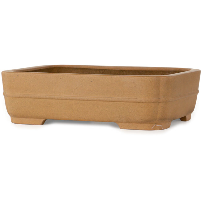 Pot à bonsaï ovale non émaillé de Tosho - 395 x 300 x 115 mm