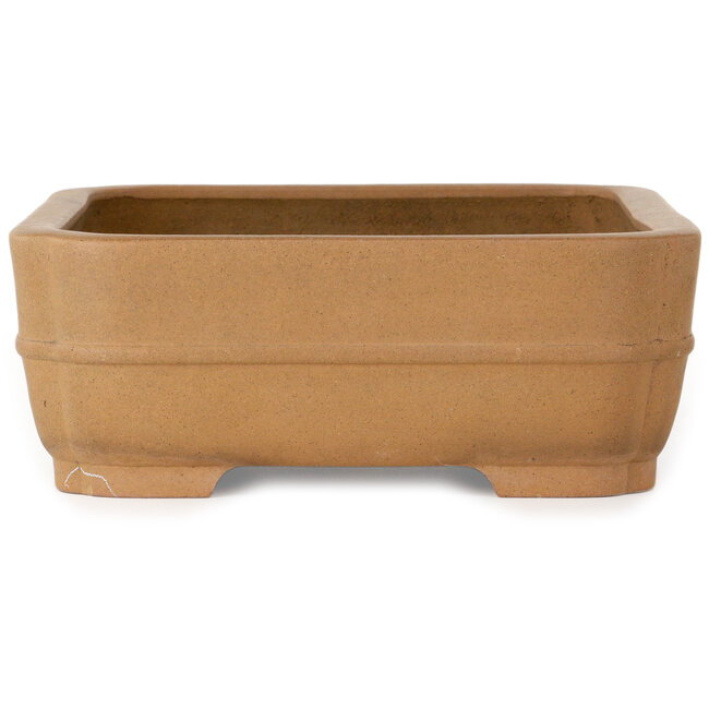 Pot à bonsaï ovale non émaillé de Tosho - 395 x 300 x 115 mm