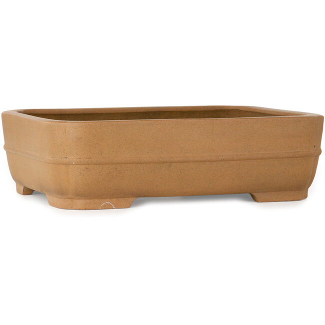 Pot à bonsaï ovale non émaillé de Tosho - 395 x 300 x 115 mm