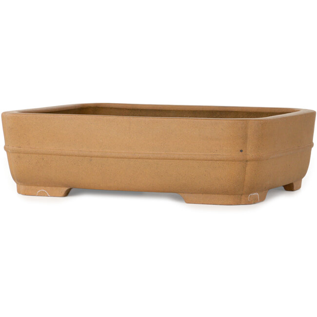 Maceta ovalada sin esmaltar para bonsái de Tosho - 395 x 300 x 115 mm