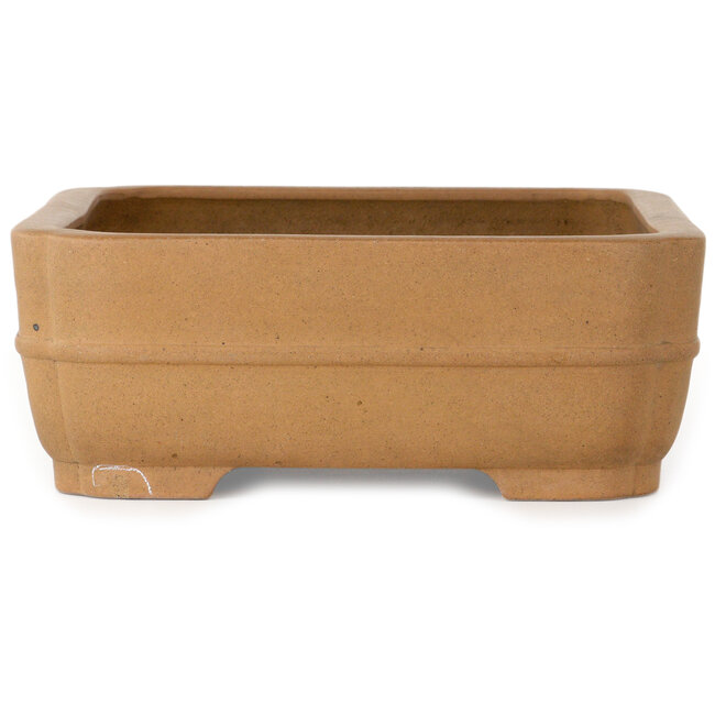 Ovaler, unglasierter Bonsai-Topf von Tosho – 395 x 300 x 115 mm