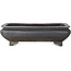 Rectangular unglazed bonsai pot - 470 x 435 x 135 mm