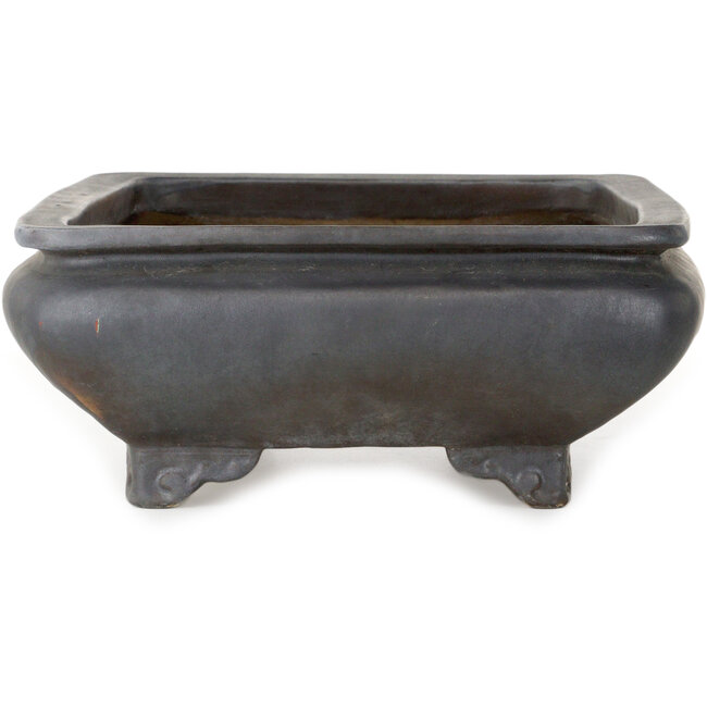 Rectangular unglazed bonsai pot - 470 x 435 x 135 mm