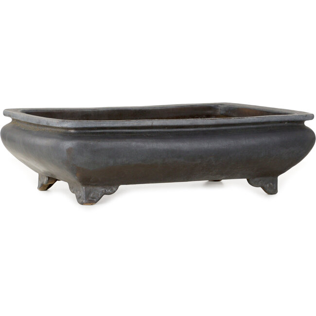 Rectangular unglazed bonsai pot - 470 x 435 x 135 mm
