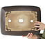 Rectangular unglazed bonsai pot - 470 x 435 x 135 mm