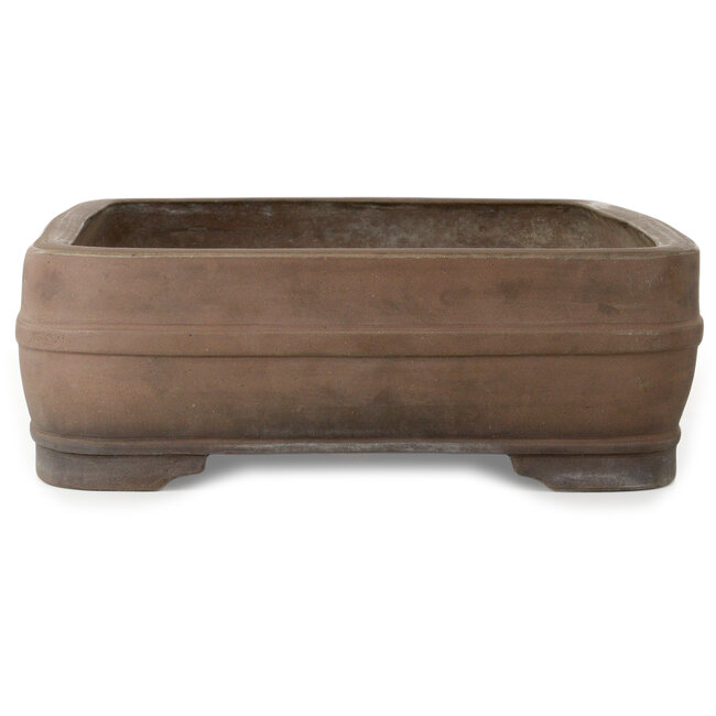 Rechteckiger, unglasierter Bonsai-Topf – 565 x 420 x 145 mm