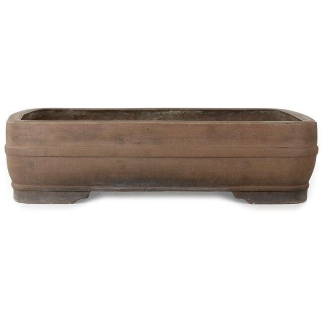 Maceta rectangular para bonsái sin esmaltar - 565 x 420 x 145 mm